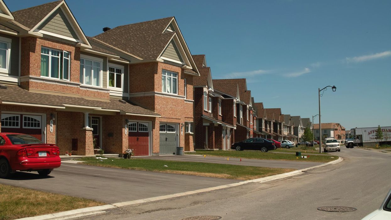 Town houses in Ottawa.