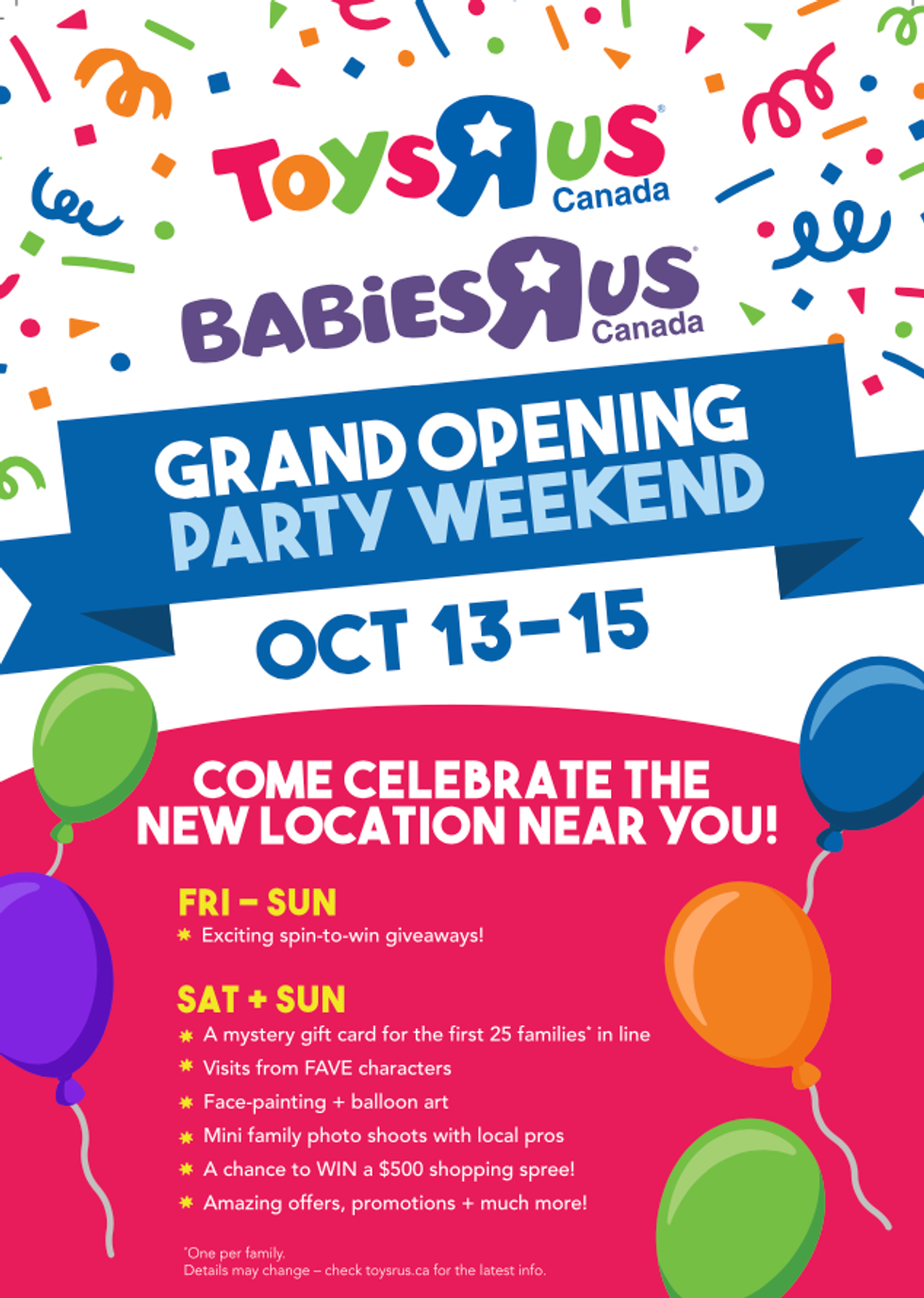 Toys 'R' Us Is Celebrating 10 New Store Openings & It's A Grand Party