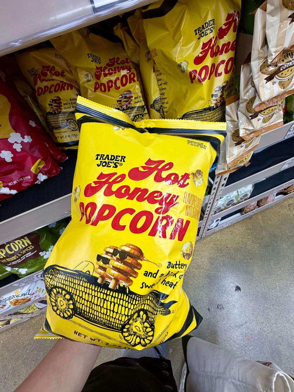 Trader Joe's Hot honey popcorn.