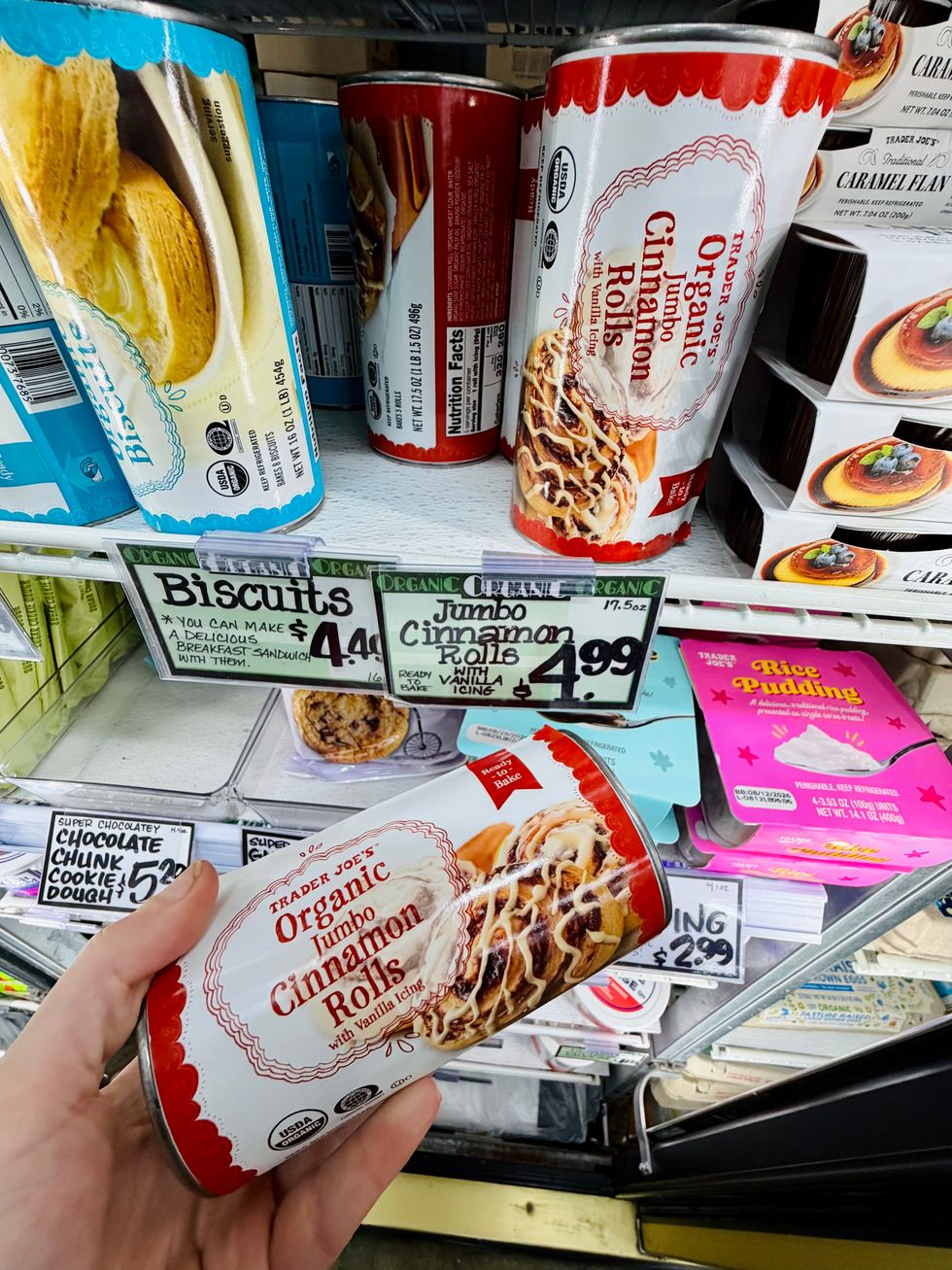 Trader Joe's organic cinnamon rolls