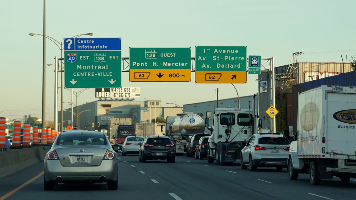 Trafic à Montréal.