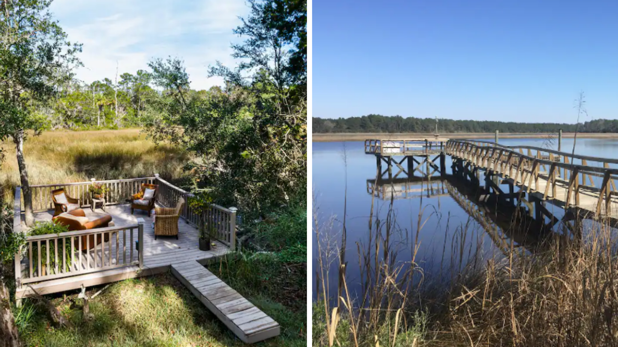 Tranquil Marsh Setting Minutes to Savannah & Tybee. Right: River Front Getaway.