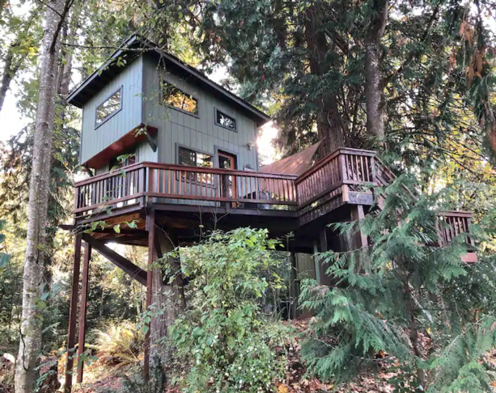 Treehouse with Panoramic Views.
