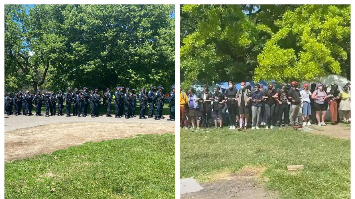 Trinity Bellwoods Protest Has Groups Of Police Showing Up