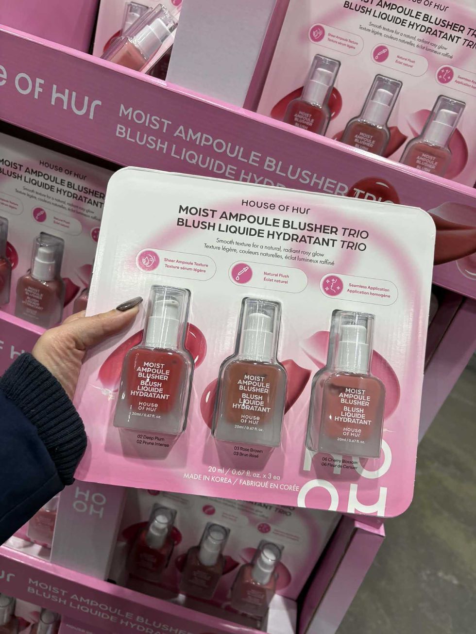 Trio de blush House of Hur \u00e0 vendre au Costco.