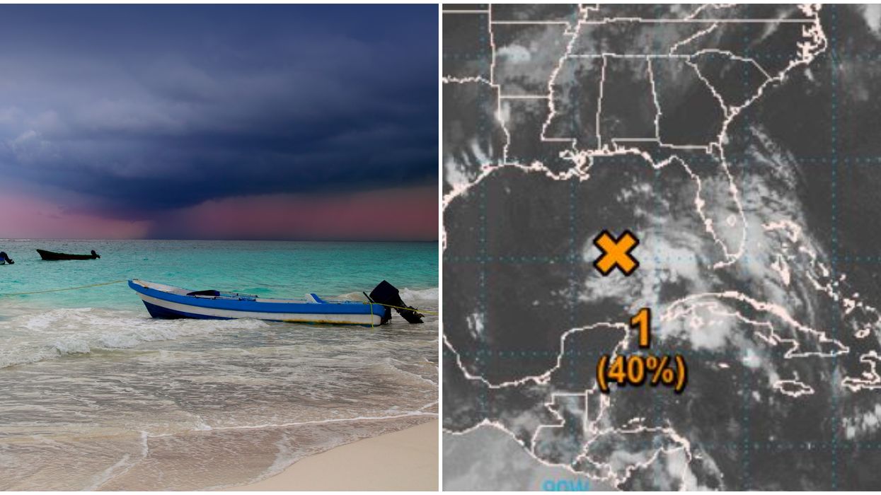 Tropical Storm Forming Over Florida's Gulf Coast Will Bring Heavy Rain This Weekend