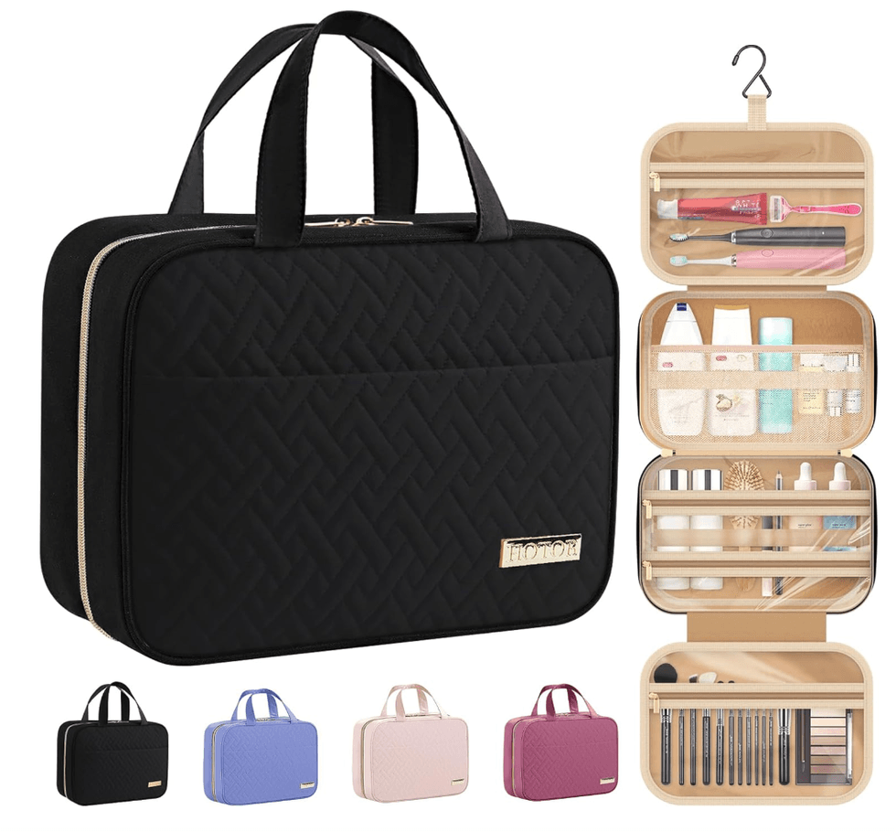 Trousse de toilette de voyage sur le site d'Amazon Canada.
