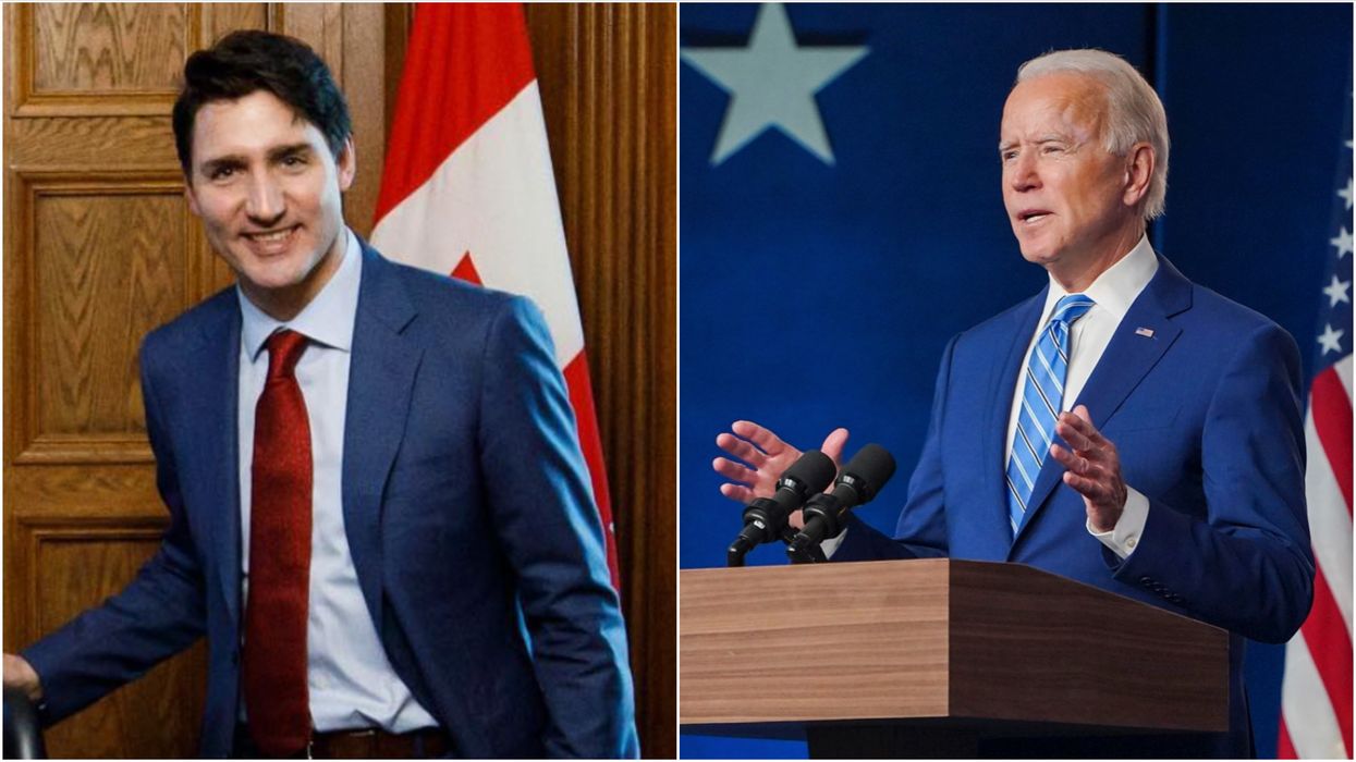 Trudeau Congratulated Joe Biden By Sharing A Picture Of Them Laughing Together