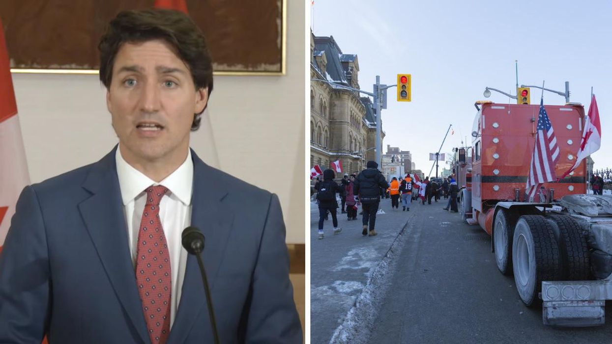 Trudeau Has A Message For 'The Nearly 90% Of Truckers' Who Got Vaccinated