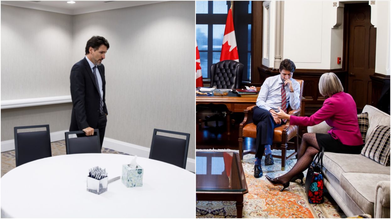 Trudeau's Photographer Documented Him Throughout 2020 & The Photos Are So Powerful