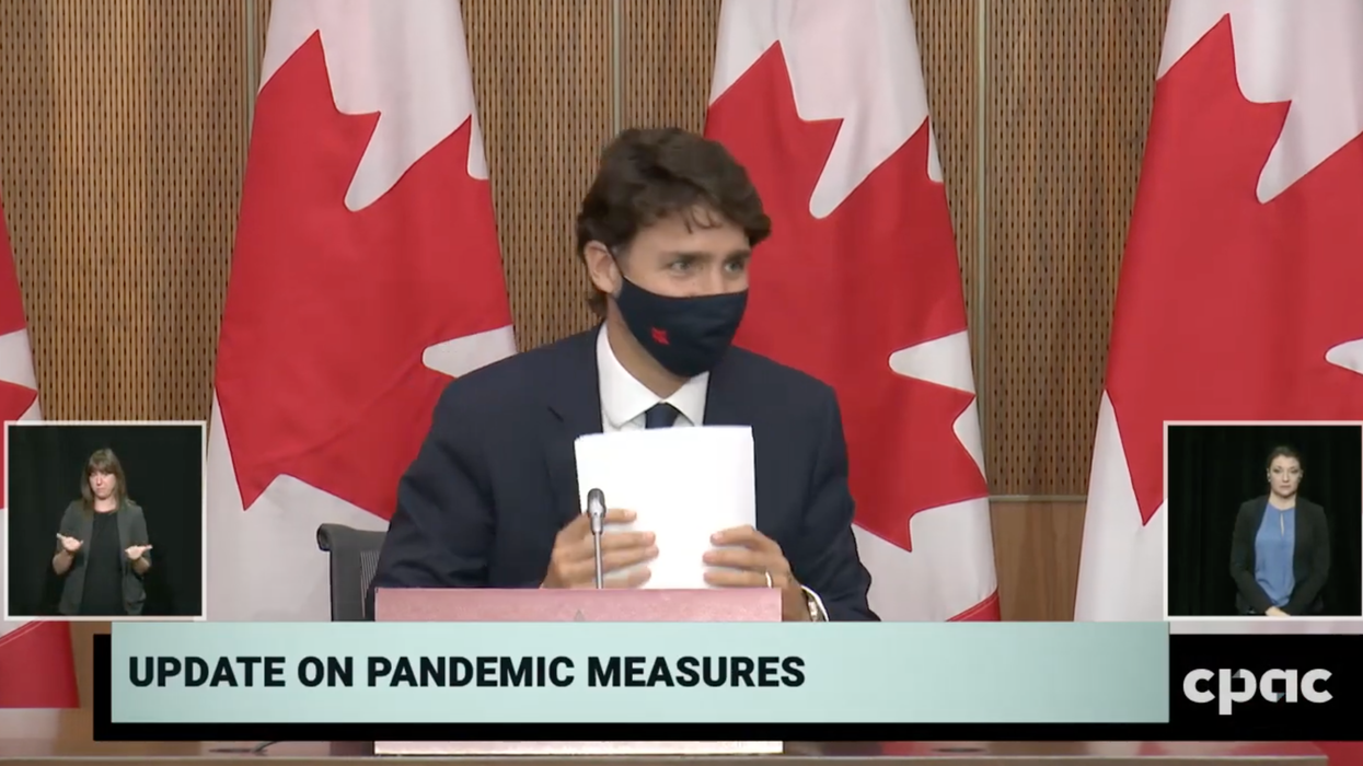 Trudeau Was Tested For COVID-19 In September After He Had A 'Throat Tickle'