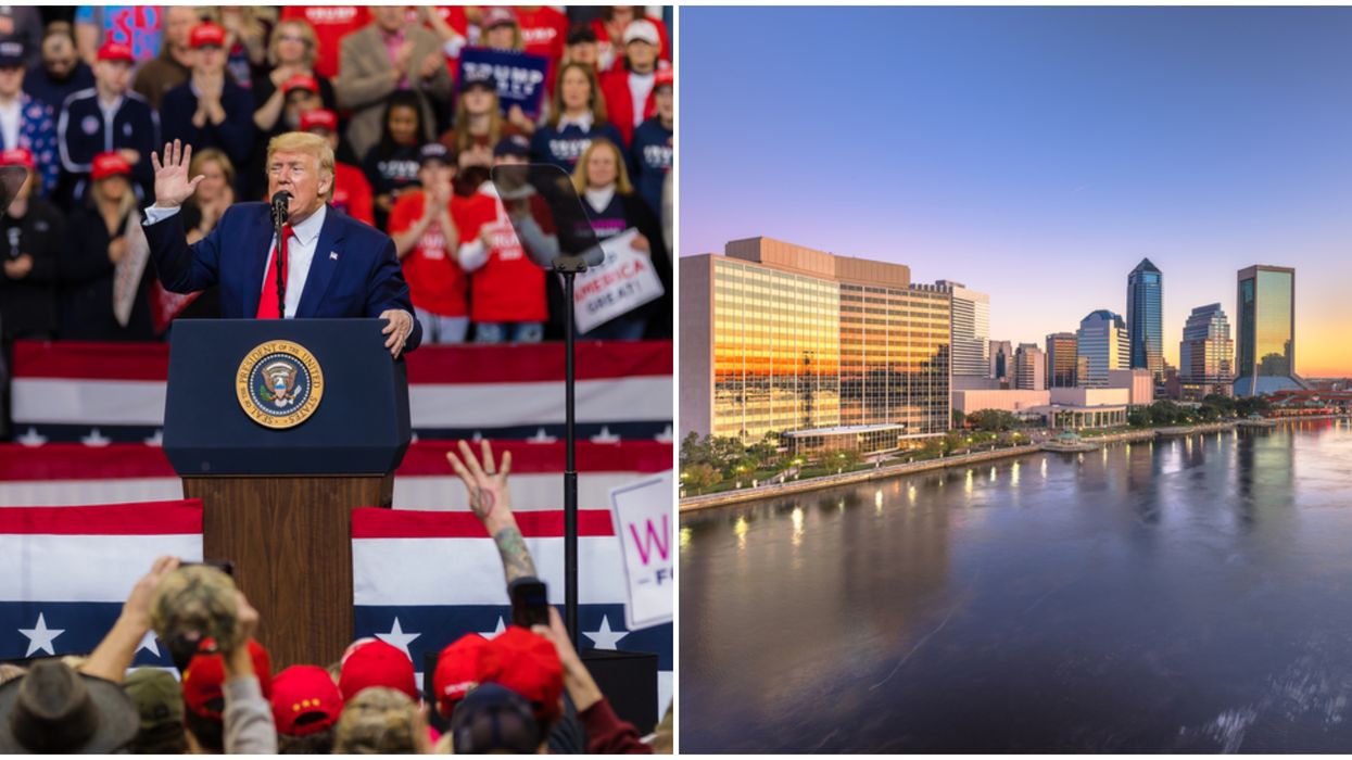 Trump's 'COVID Convention' In Jacksonville Just Got Cut In Half