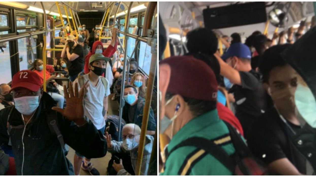 TTC Overcrowding Photos Are Being Shared Despite Social Distancing Measures