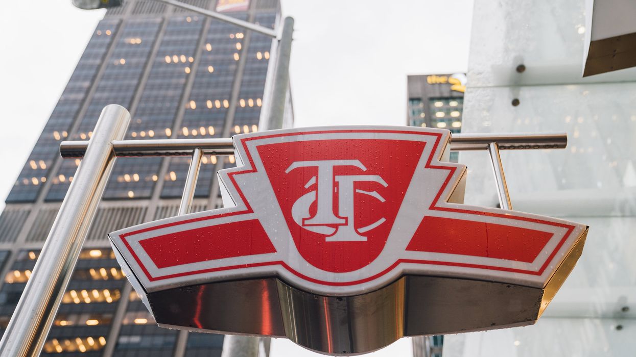 TTC sign in Toronto.