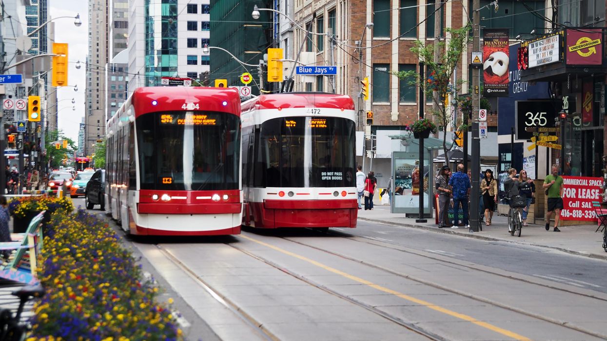 TTC streetcar.