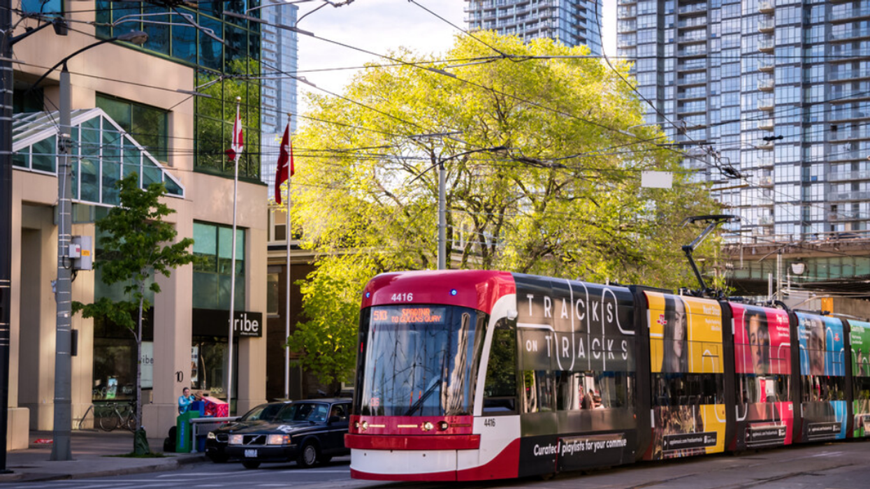 TTC streetcar.