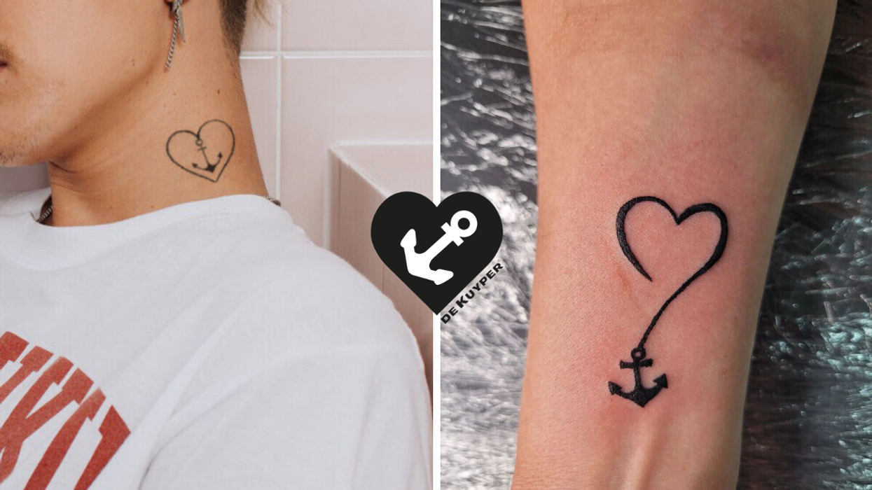 Tu es peut-être accidentellement ambassadeur pour ce gin si tu as un cœur et une ancre tatoués