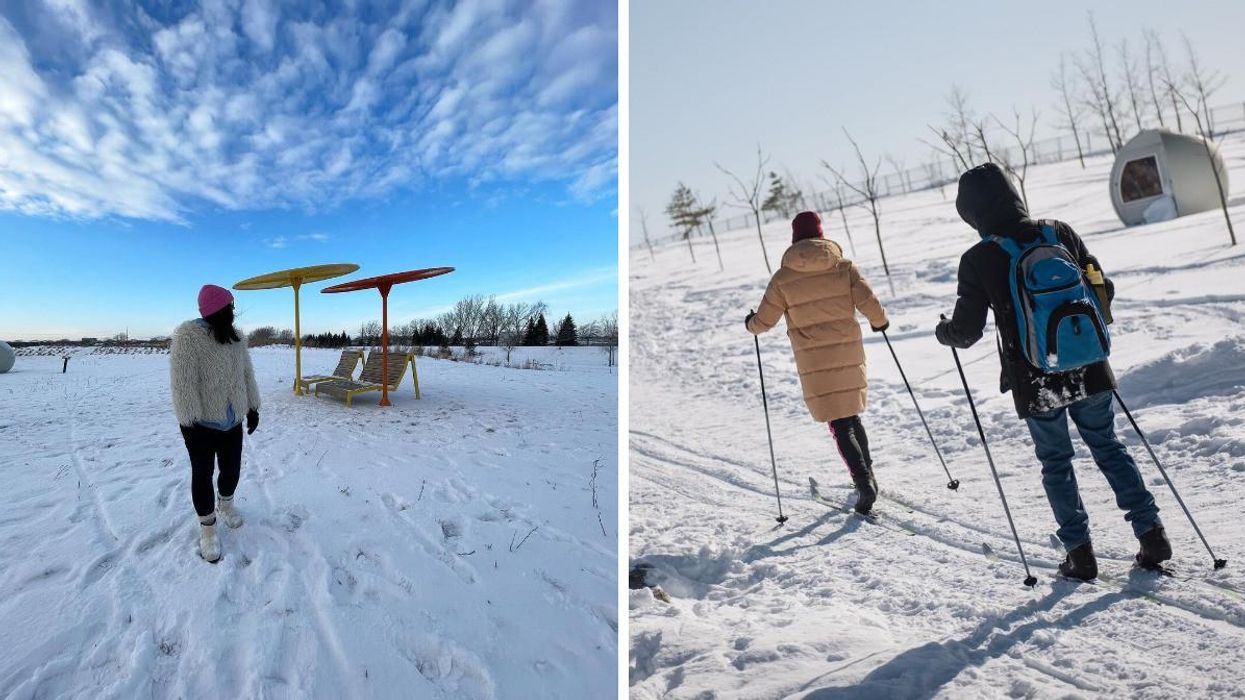 Tu peux amener ta « date » faire du ski de fond gratuitement dans ce parc à Montréal