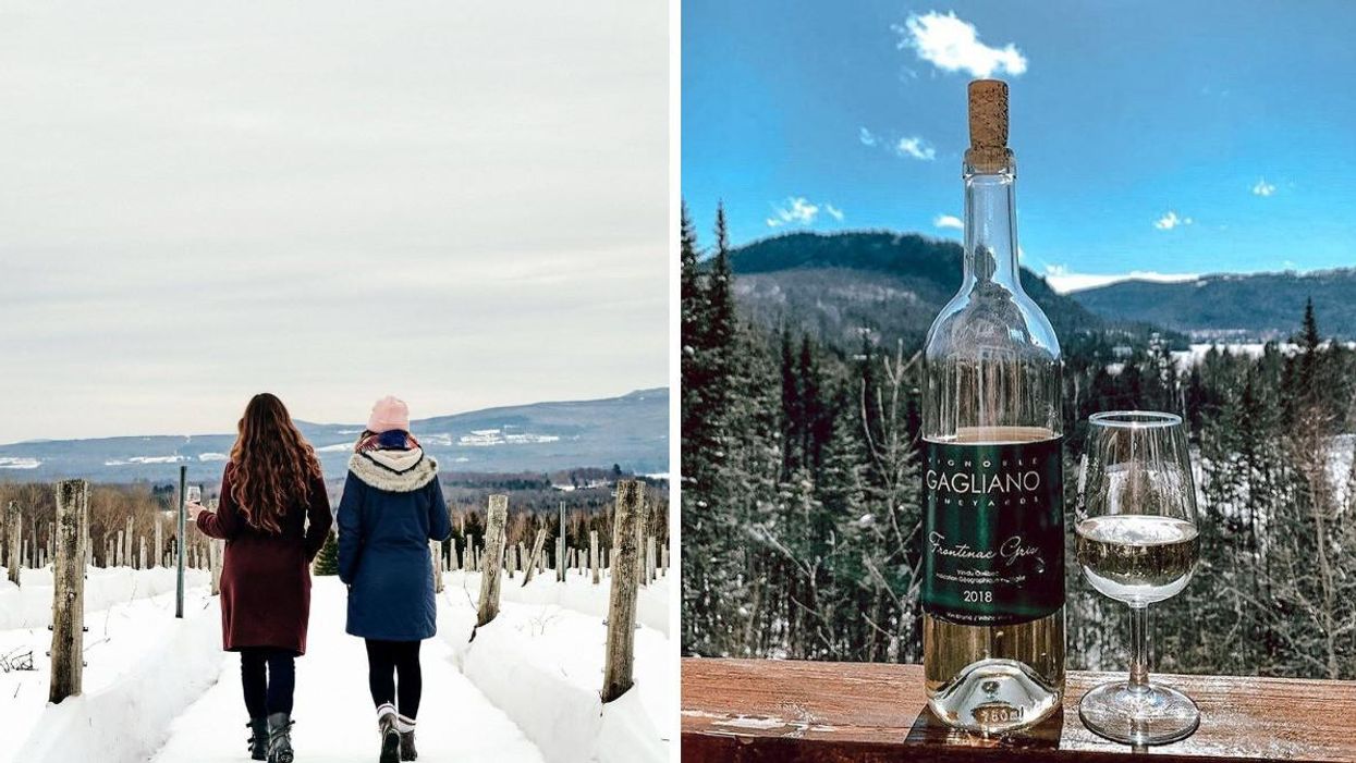 Tu peux faire une route des vins hivernale au Québec ce week-end et c'est festif à souhait