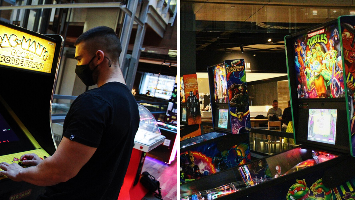 Tu peux jouer dans une salle d'arcade rétro au centre-ville de Montréal pour 5 $