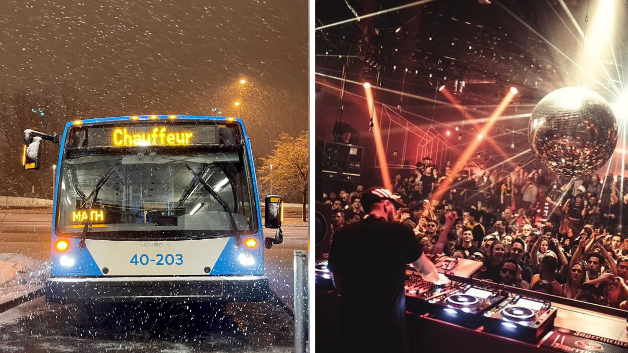 Tu peux privatiser un autobus de la STM avec ta gang pour aller en club à Montréal