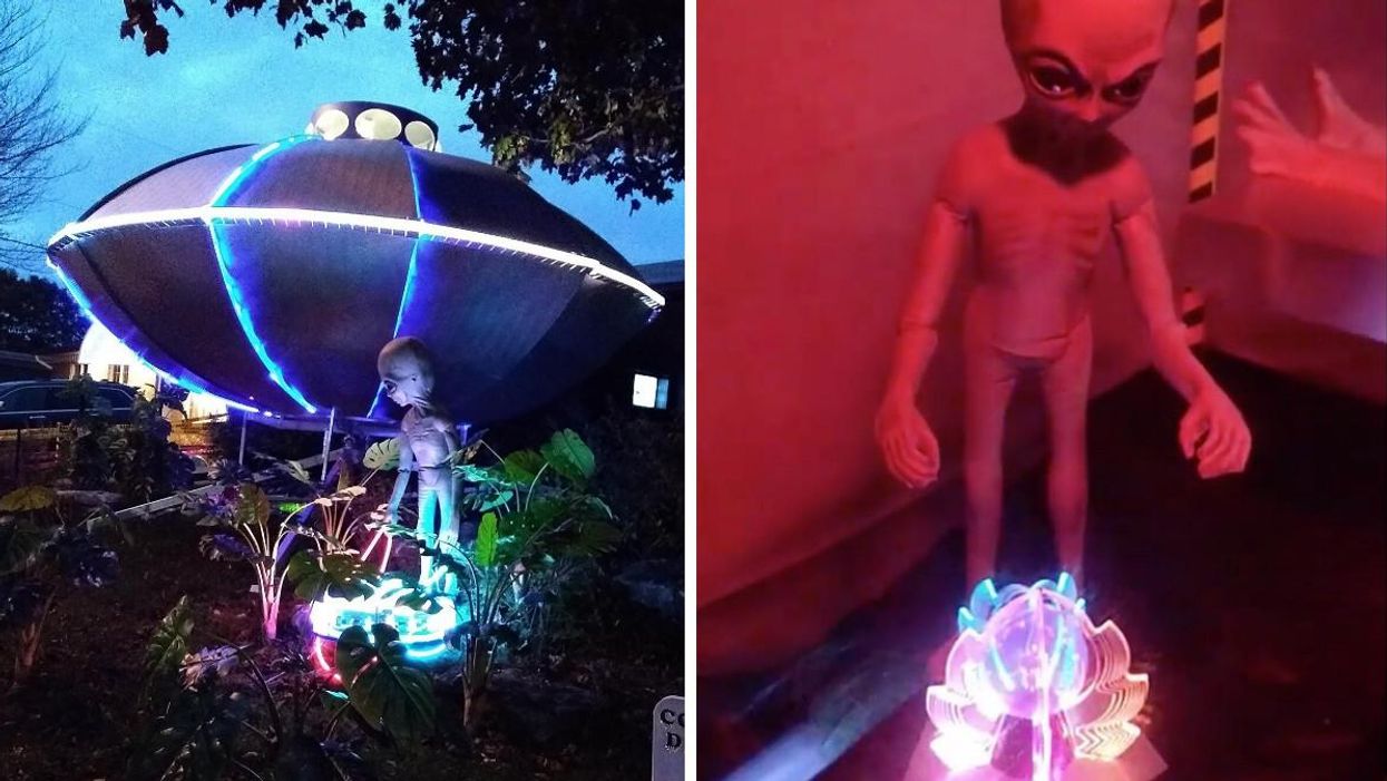 Tu peux visiter l'intérieur de ce mystérieux vaisseau spatial à Québec ce week-end