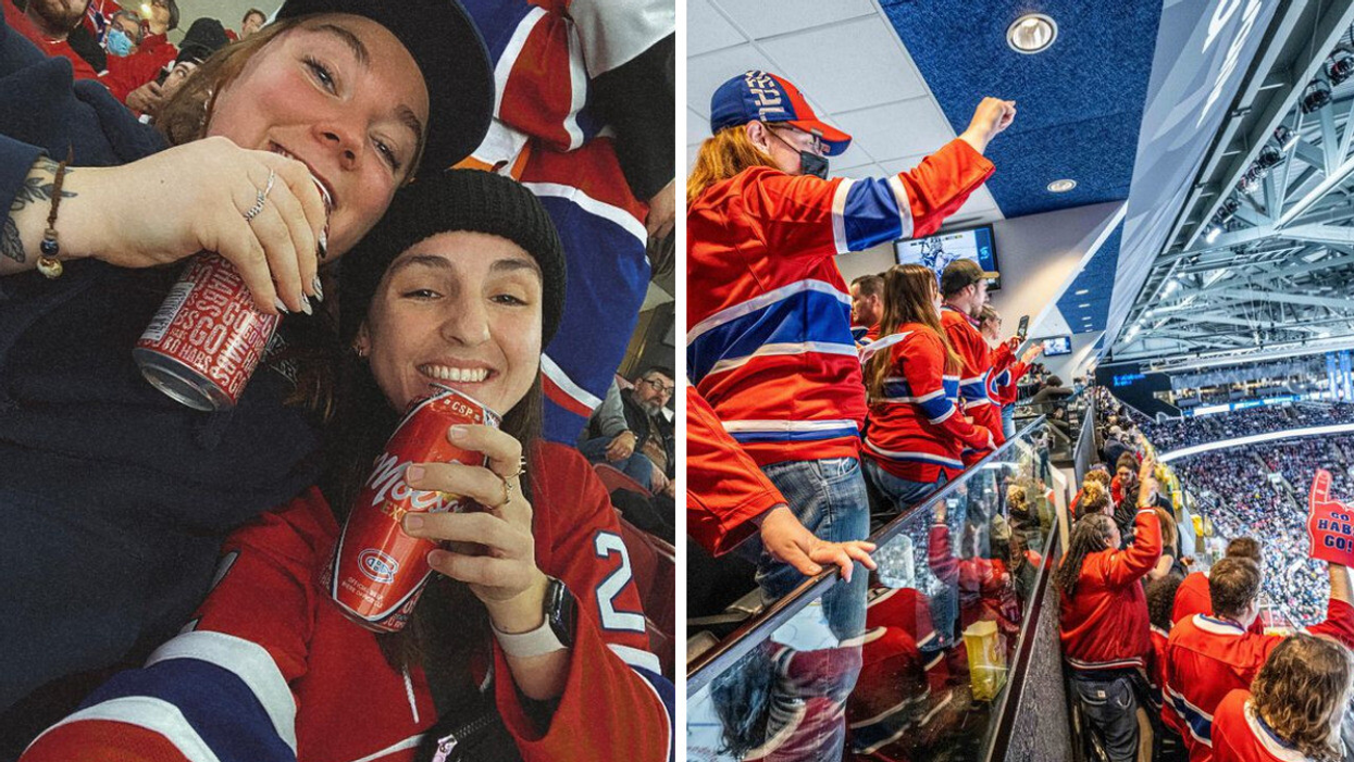 Tu pourrais encourager le Tricolore sur la route avec le Train de la rivalité Molson Export