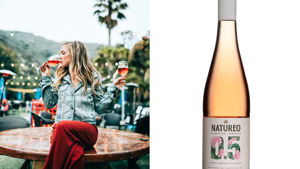 Tu vas pouvoir savourer le bon goût du vin rosé tout en évitant l’effet de l’alcool