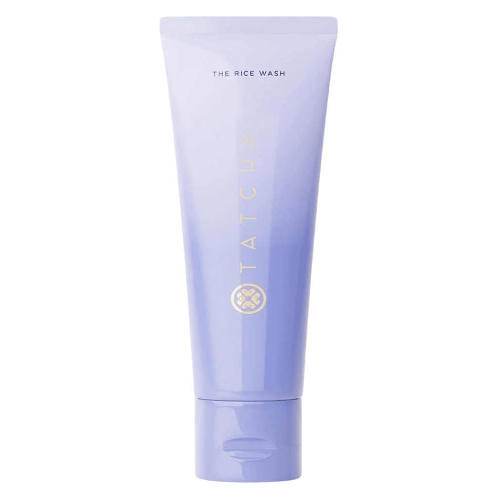 Tube du nettoyant cr\u00e8me The Rice Wash de Tatcha.