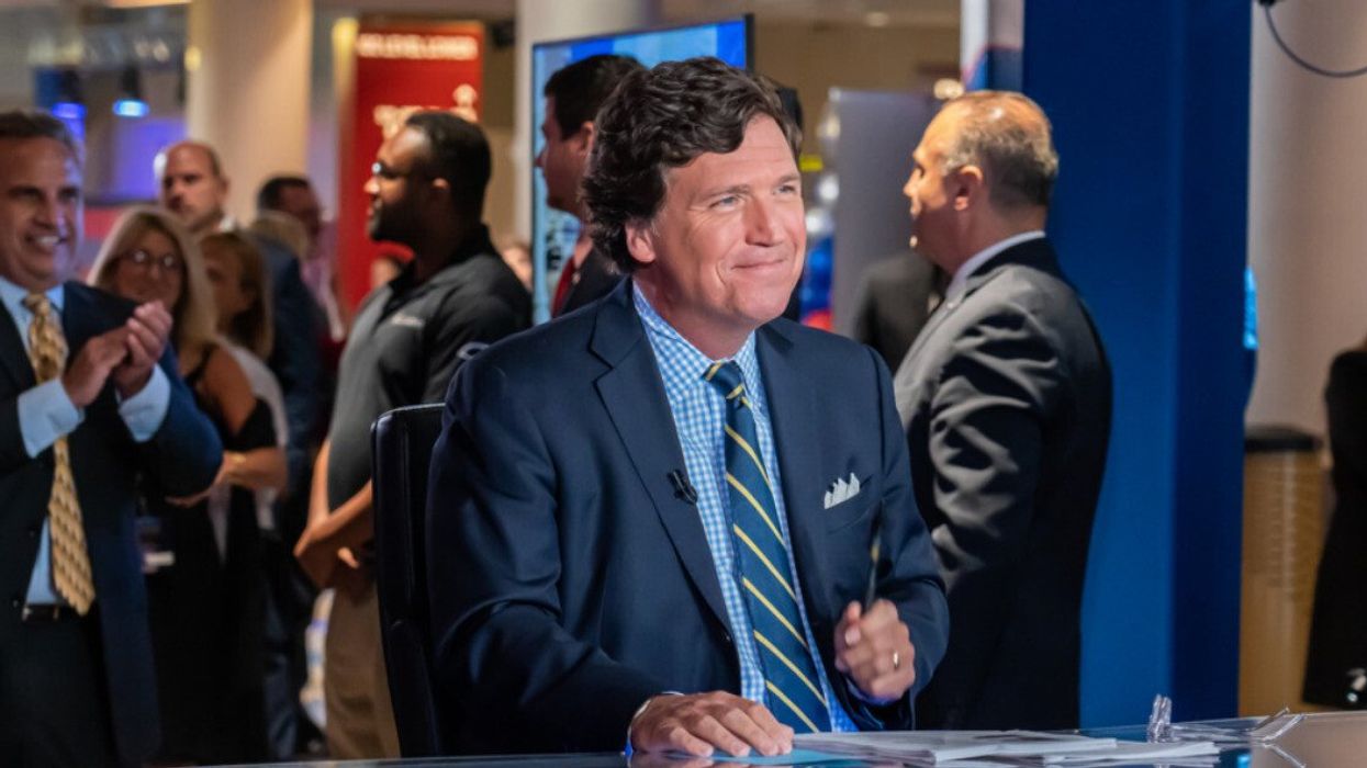 Tucker Carlson at the 2022 Patriot Awards in Miami, Florida.