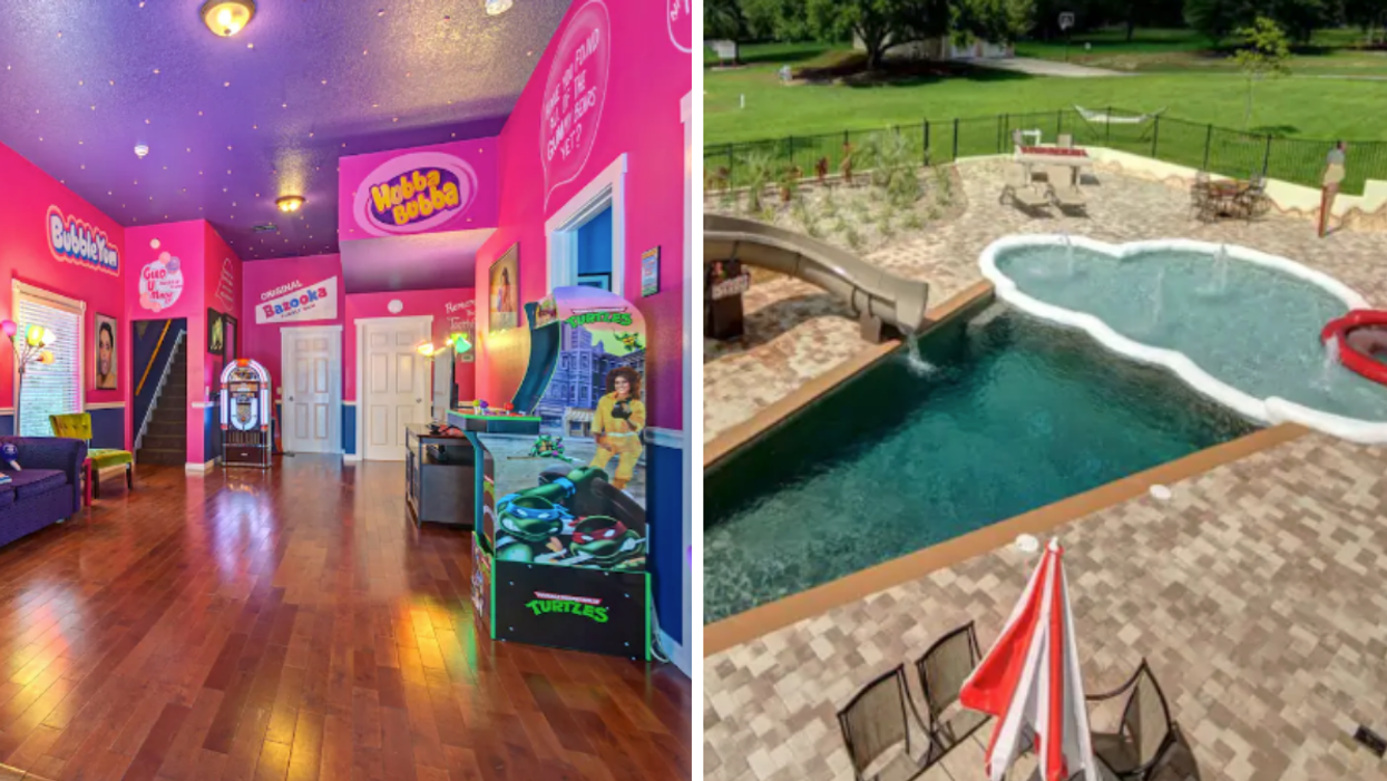 Twelve Parsecs by Loma Homes. Right: Sweet Escape Home.