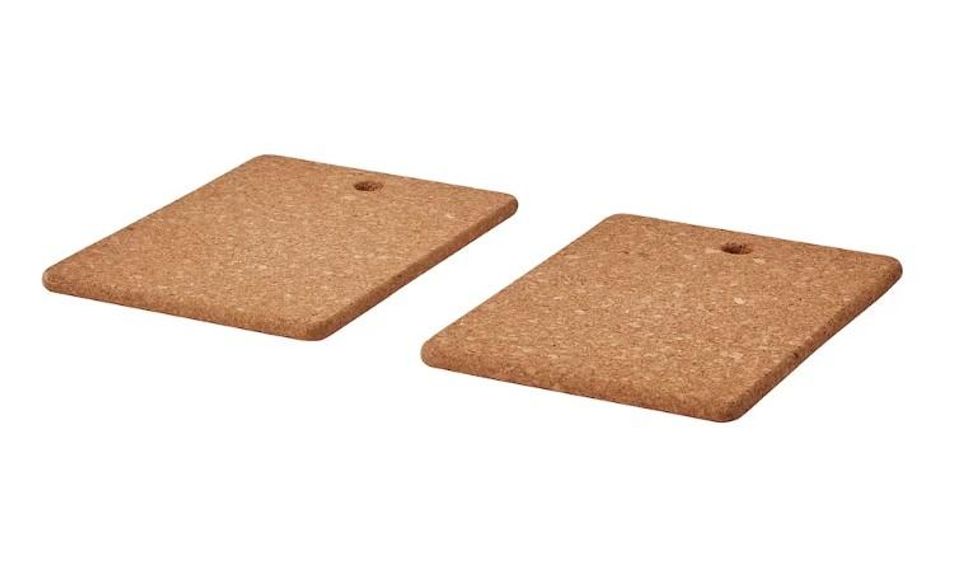 Two cork boards.
