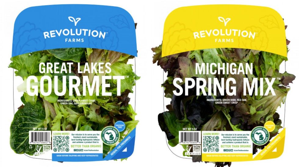 Two examples of the several recalled products from Revolution Farms.