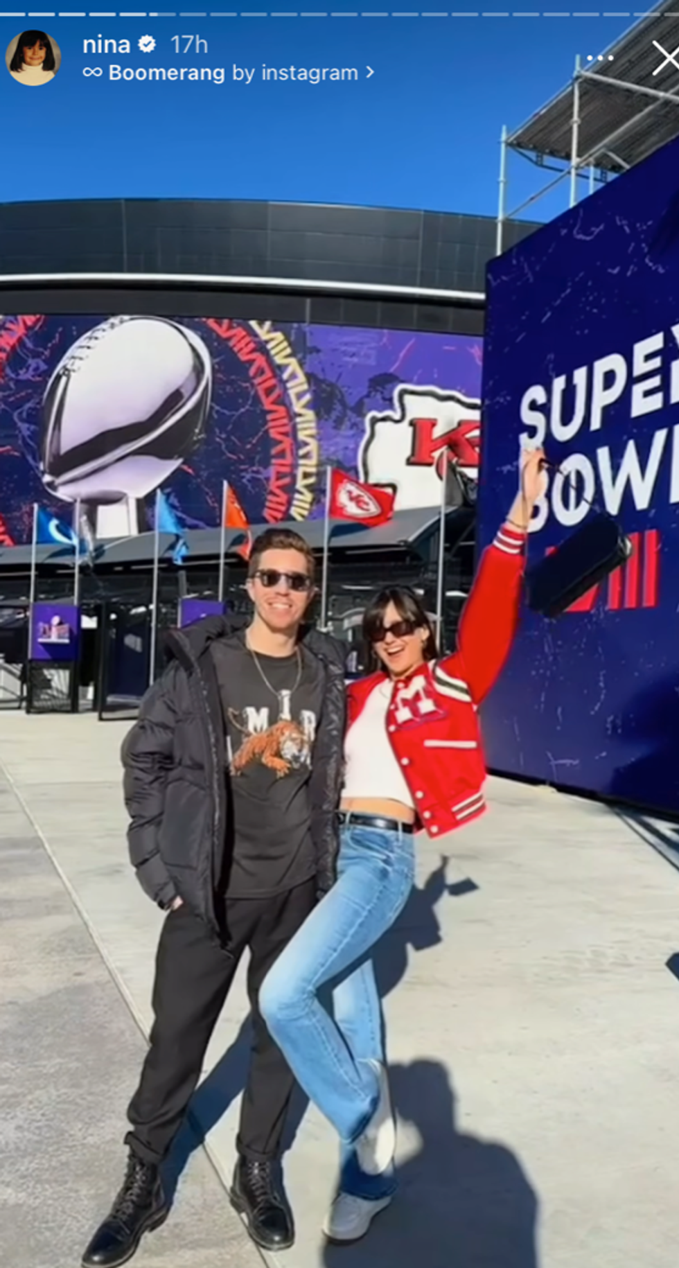 Two people posing for a photo.