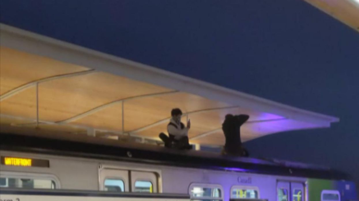 Two People Were Spotted Riding On Top Of A Moving SkyTrain In BC In A 'Stupid' Stunt