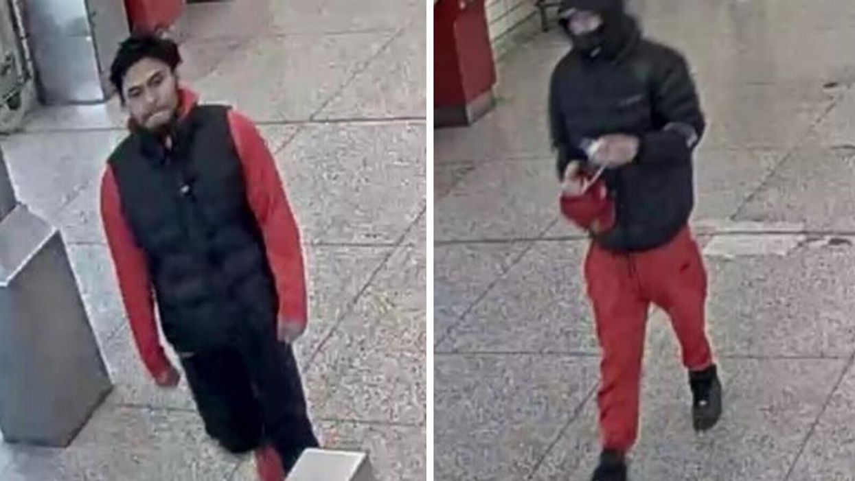 Two suspects wanted in an investigation.