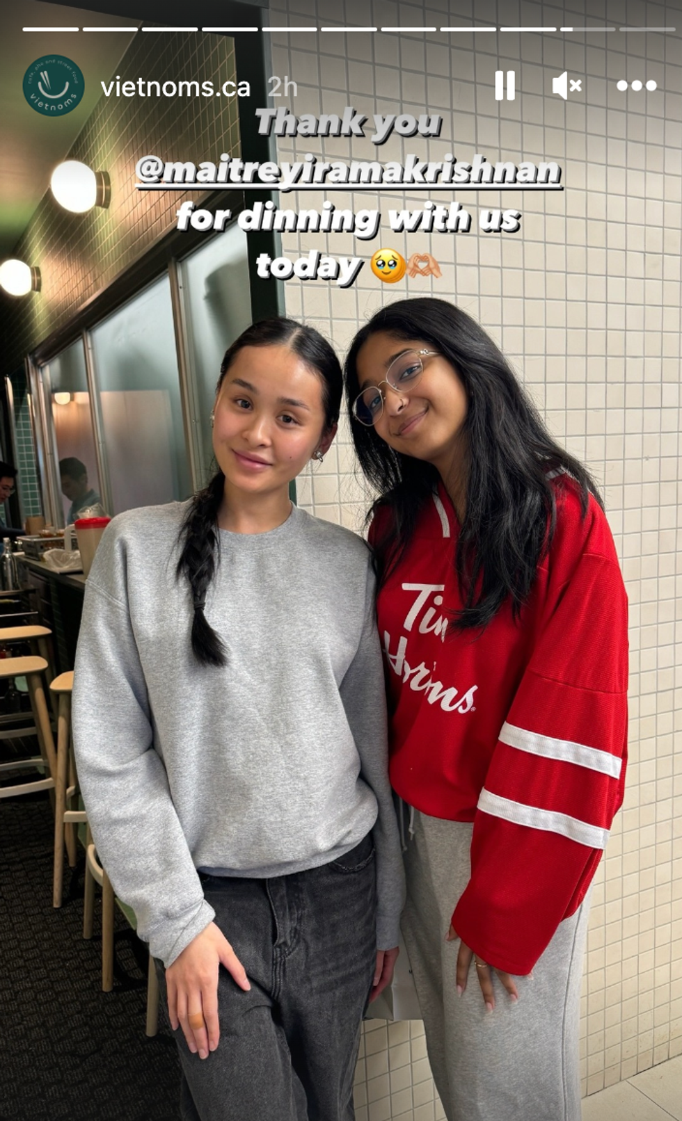 Two women smiling for a photo.