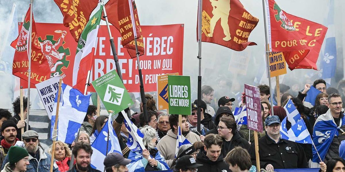 U.S. trade war is looming over sovereignty debate in Quebec election U.S. trade war is looming over sovereignty debate in Quebec election