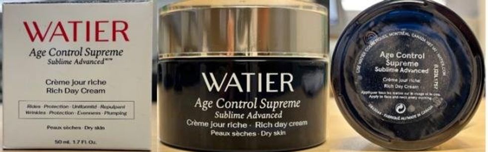 \u00ab Age Control Supreme Sublime Advanced Cr\u00e8me jour riche \u00bb de Watier
