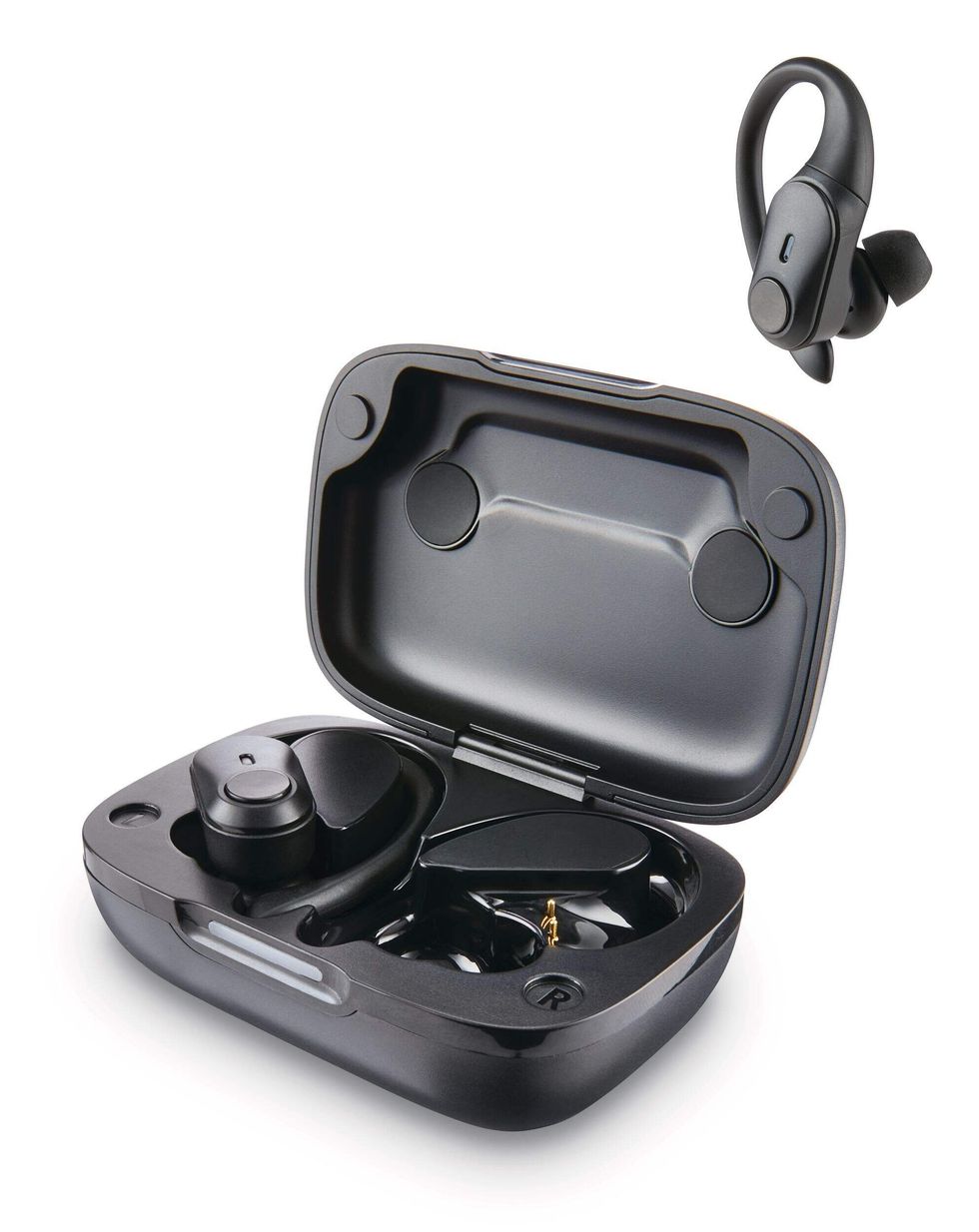 \u00c9couteurs-bouton sans fil sport Bluehive Bluepods noir.