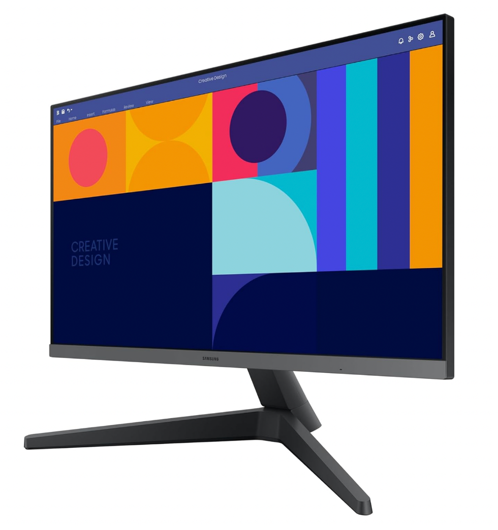 \u00c9cran plat noir de 24 pouces de la marque Samsung.