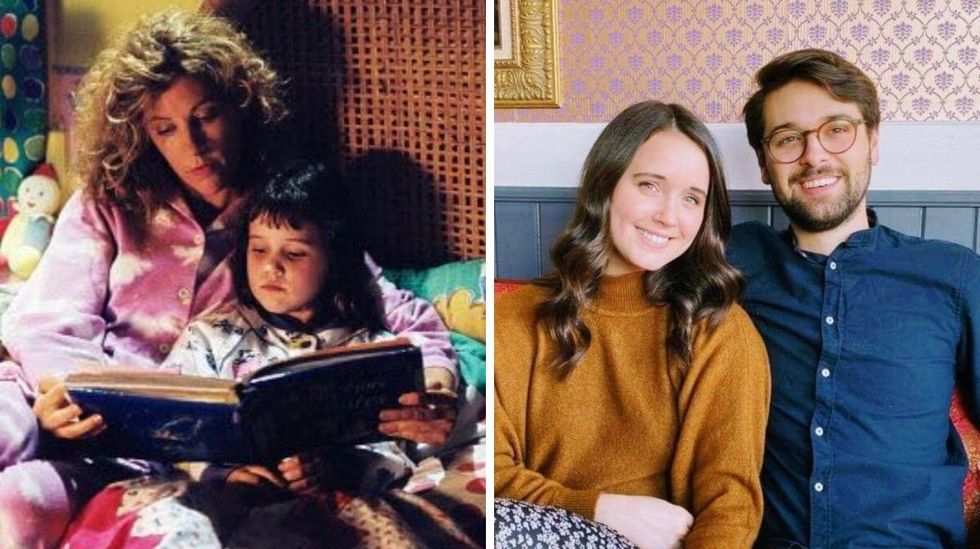 \u00c9milie Carrier dans L'odyss\u00e9e d'Alice Tremblay. Droite : \u00c9milie Carrier.