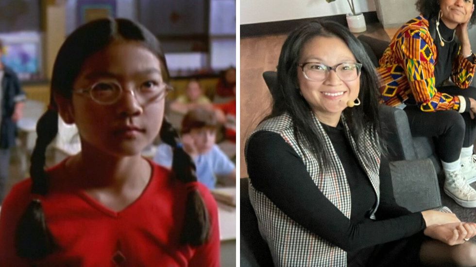 \u00c9milie Cyrenne-Parent dans La myst\u00e9rieuse mademoiselle C. Droite : \u00c9milie Cyrenne-Parent.