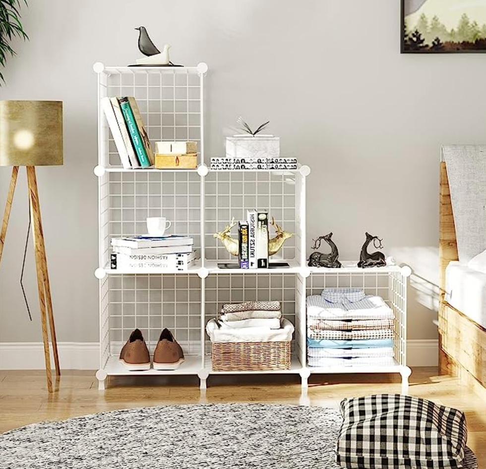 \u00c9tag\u00e8re de rangement en m\u00e9tal AWTATOS.