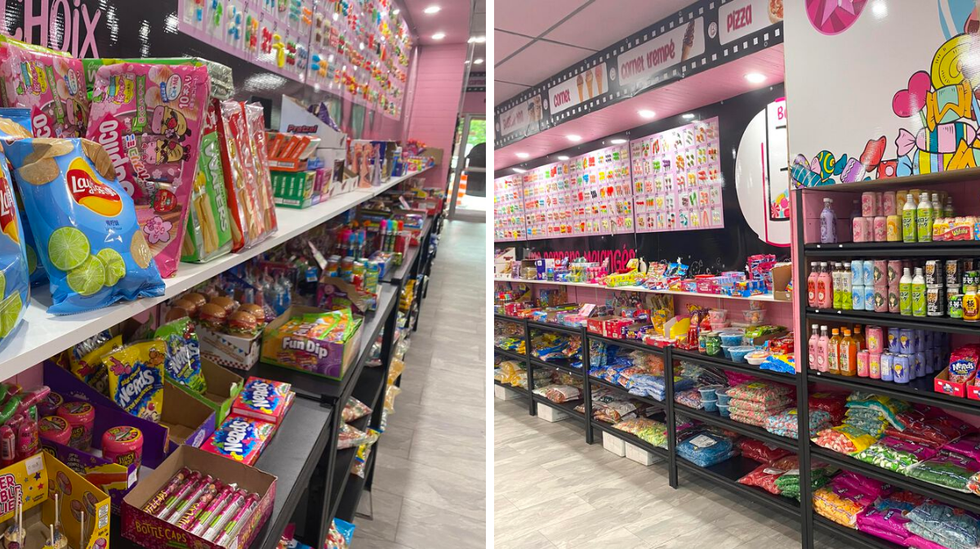 \u00c9tag\u00e8res de bonbons.