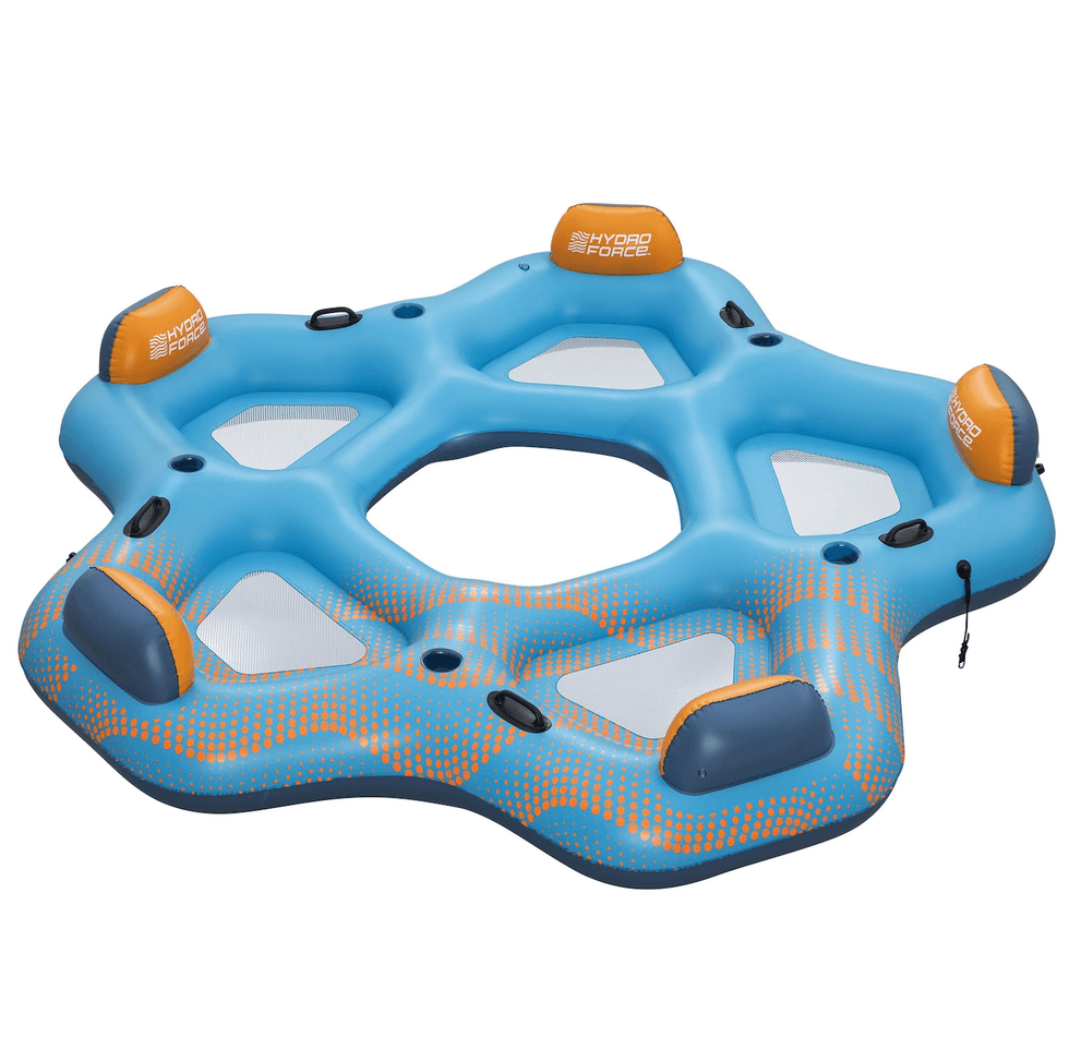 \u00cele festive flottante gonflable Hydro-Force Day Drifter pour 5 personnes sur le site de Canadian Tire.