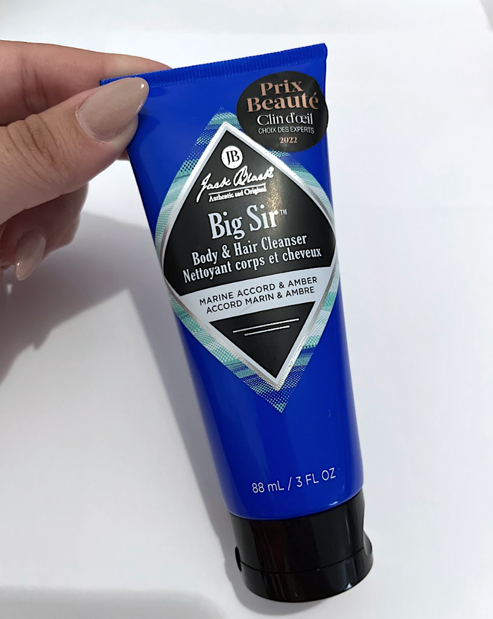 \u200b Nettoyant corps et cheveux Big Sir de Jack Black.