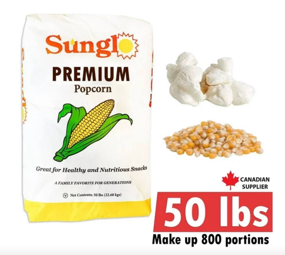 \u200b50 lb de ma\u00efs \u00e0 \u00e9clater vendus sur le site du Walmart.