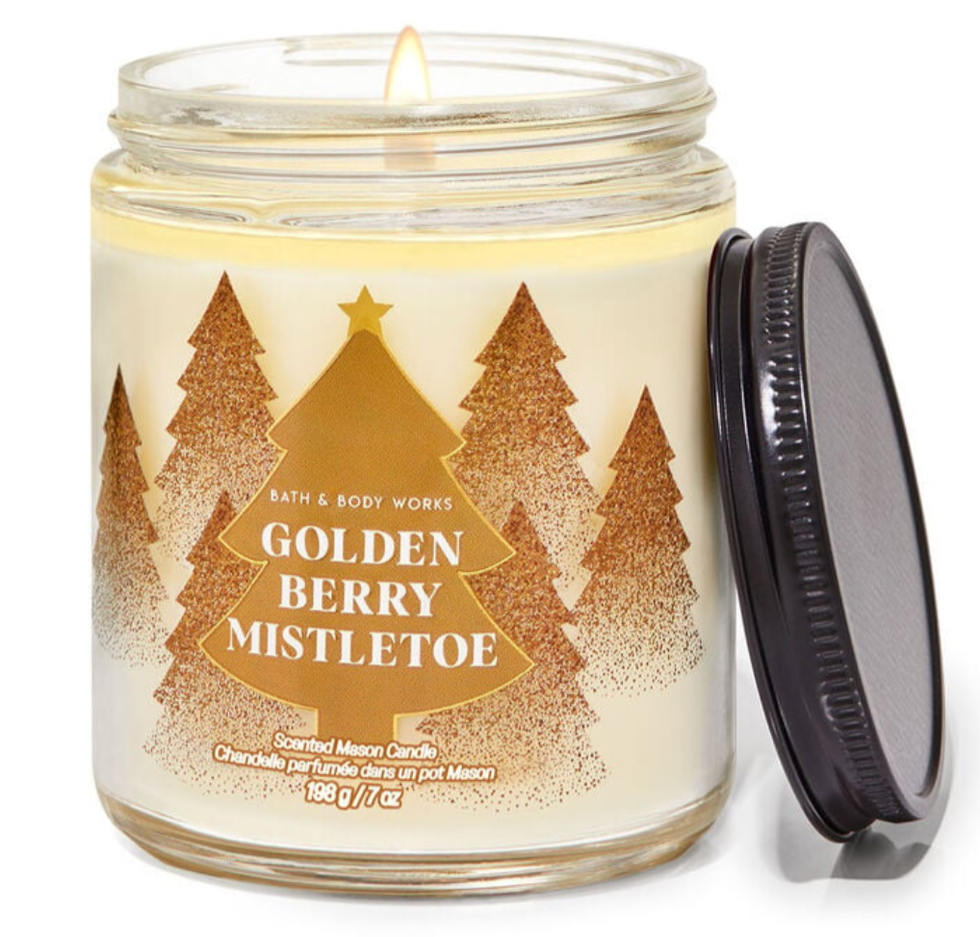 \u200bA Bath & Body Works candle.