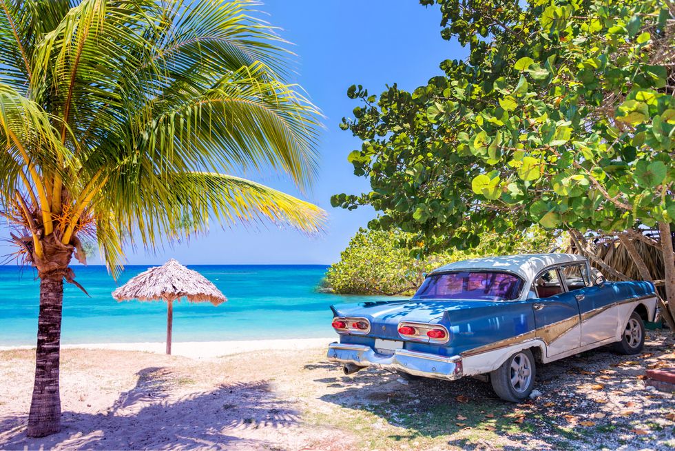 \u200bA beach in Cuba.